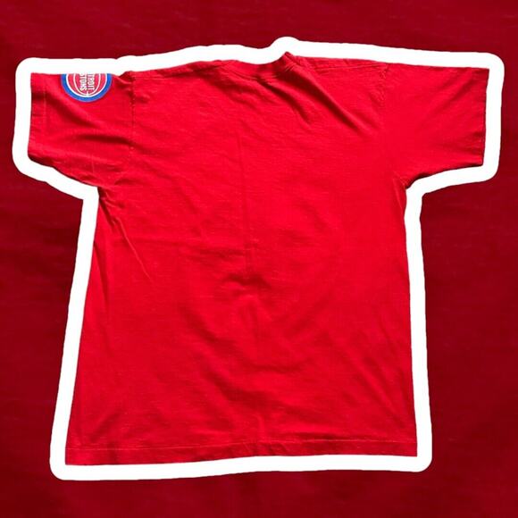 Vintage NBA Detroit Pistons Single Stitch MJT’s Shirt Size XL 25”x31” - Picture 2 of 5